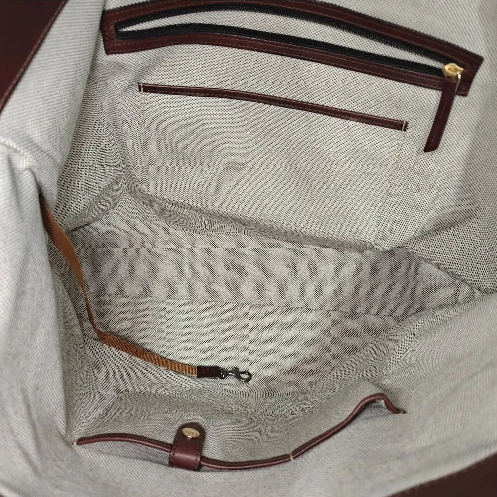 🐢 Dooney & Bourke Brooklawn XL Tote Weekender Bag Great Condition! - Picture 8 of 16